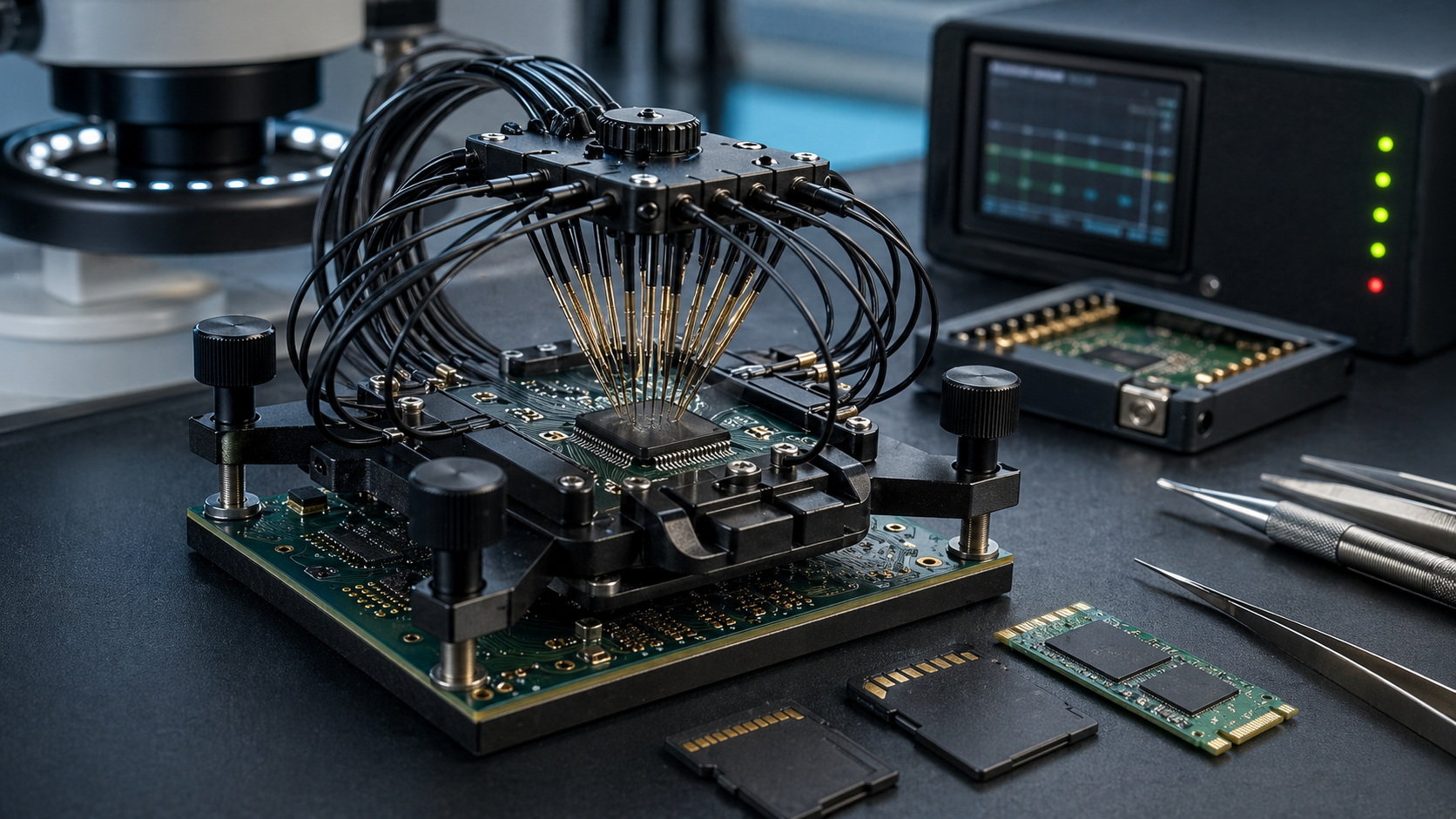PC-3000 Flash Spider tarzı NAND bellek analiz aparatı